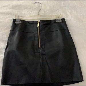 Express Faux Leather Skirt